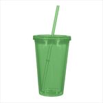 Translucent Green with Matching Straw
